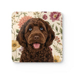 In the Garden - Cream Cork Coasters (4-Pack)