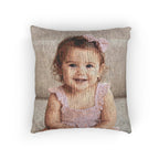 Personalized Portrait - Heritage Woven Pillow