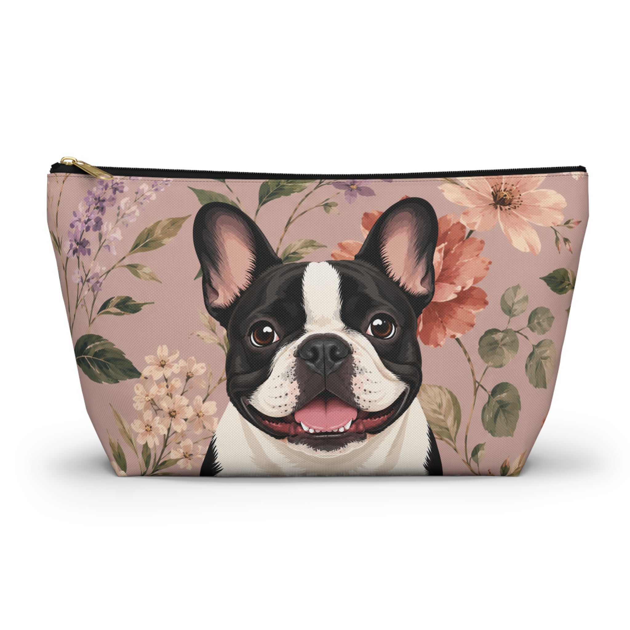 In the Garden  - Blush Pink Zip Pouch