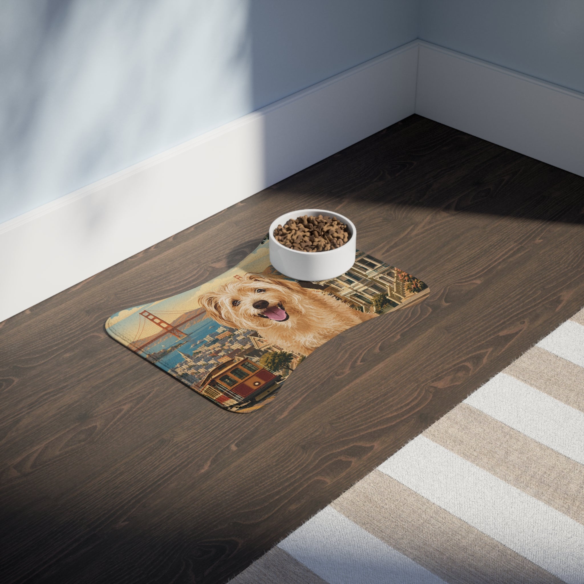 In the City - San Francisco Pet Feeding Mat