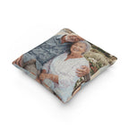 Personalized Portrait : Heritage Woven Pillow