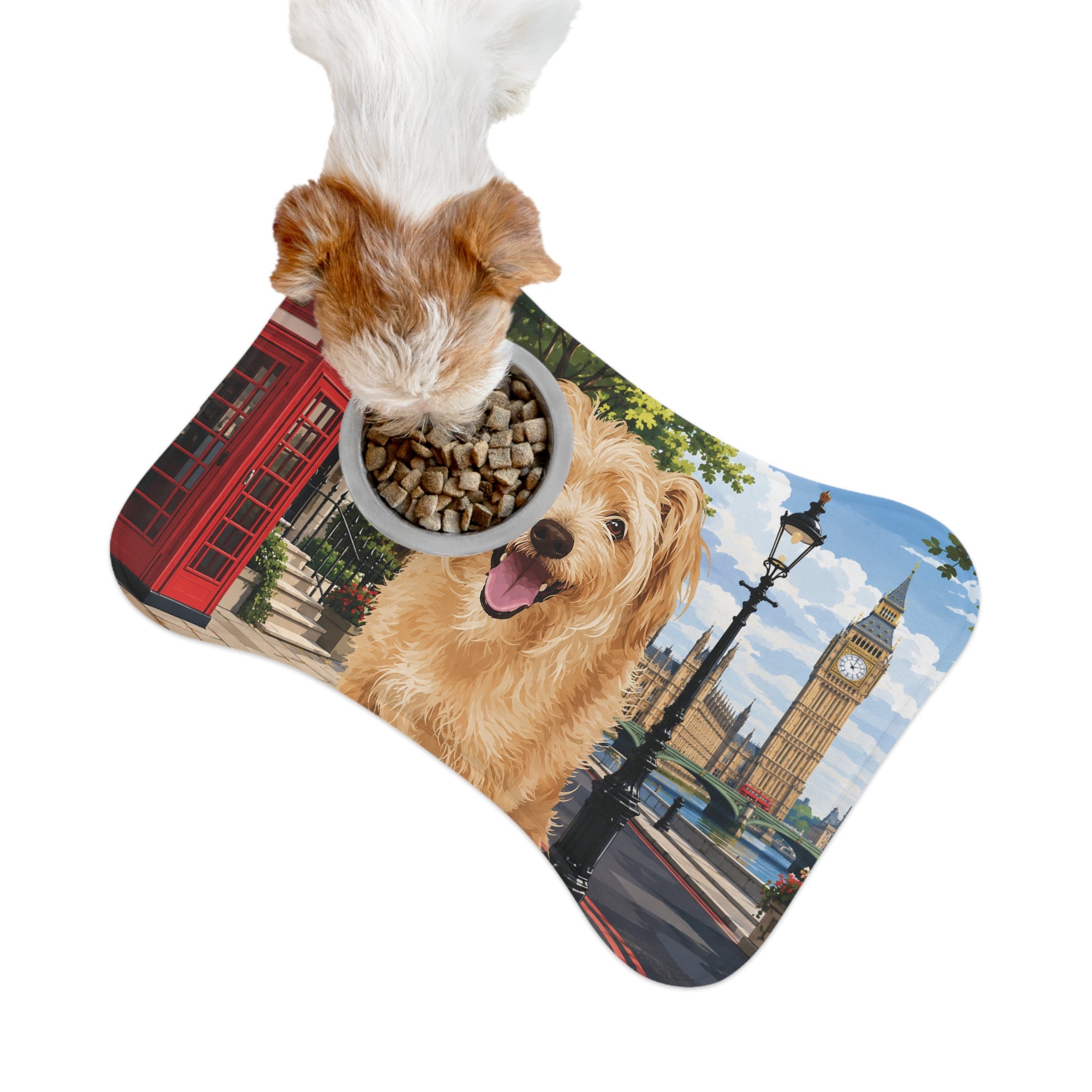In the City - London Pet Feeding Mat