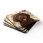 In the Garden - Cream Cork Coasters (4-Pack)
