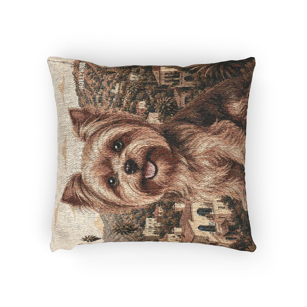 In the City: Hollywood Woven Pillow