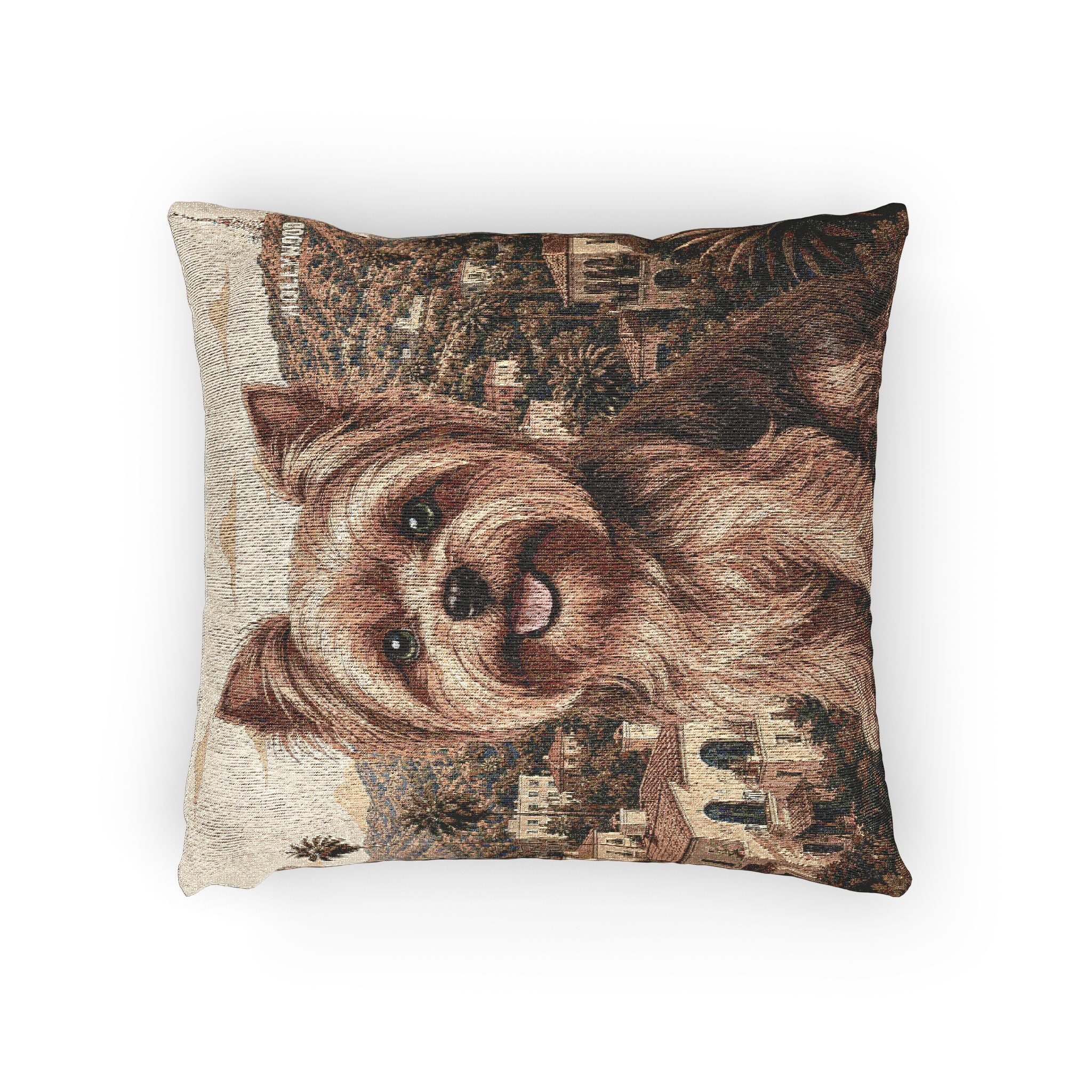 In the City: Hollywood Woven Pillow