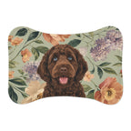 In the Garden - Moss Green Pet Feeding Mat