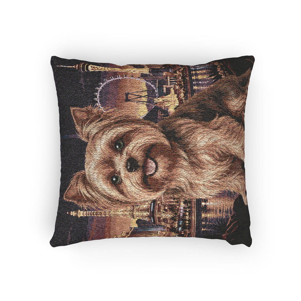 In the City: Las Vegas Woven Pillow