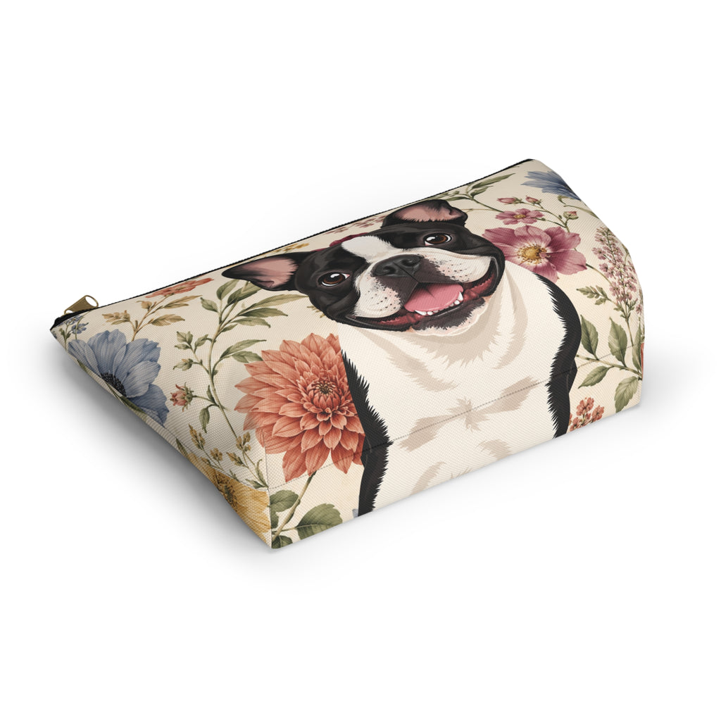 In the Garden - Cream Zip Pouch