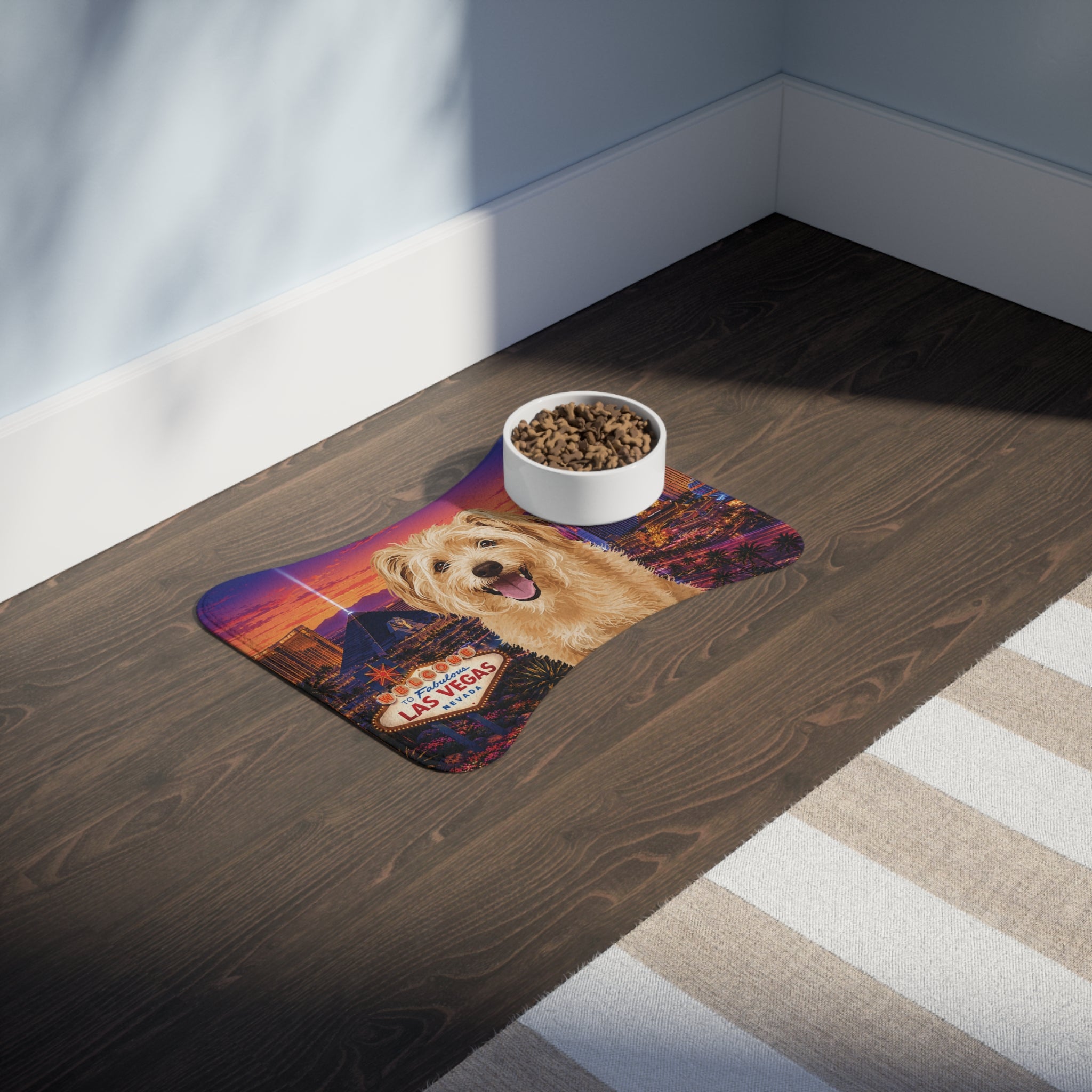In the City - Las Vegas Pet Feeding Mat