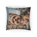 In the City: Paris Woven Pillow