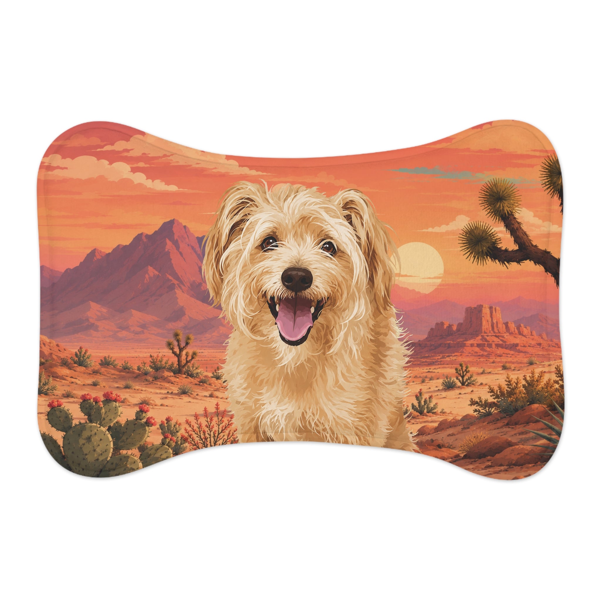 In the City - High Desert Pet Feeding Mat
