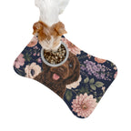 In the Garden - Navy Pet Feeding Mat