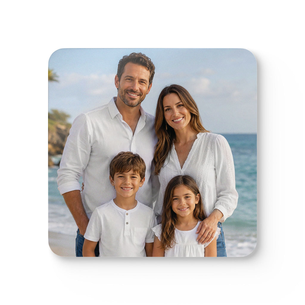 Personalized Portrait - Cork Coasters (4-Pack)