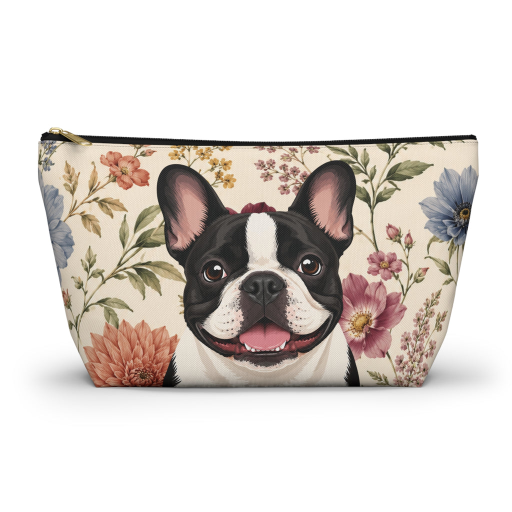 In the Garden - Cream Zip Pouch