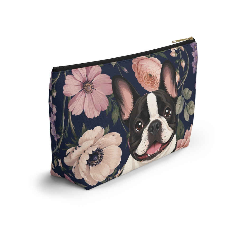 In the Garden - Navy Zip Pouch