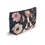 In the Garden - Navy Zip Pouch
