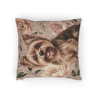 In the Garden : Blush Pink Woven Pillow