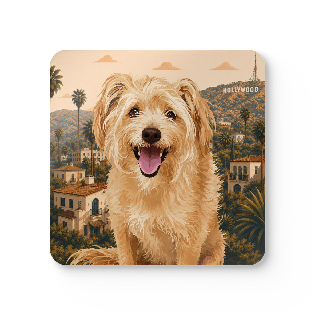 In the City - Hollywood Cork Coasters (4-Pack)