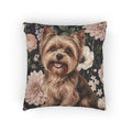 In the Garden : Navy Woven Pillow