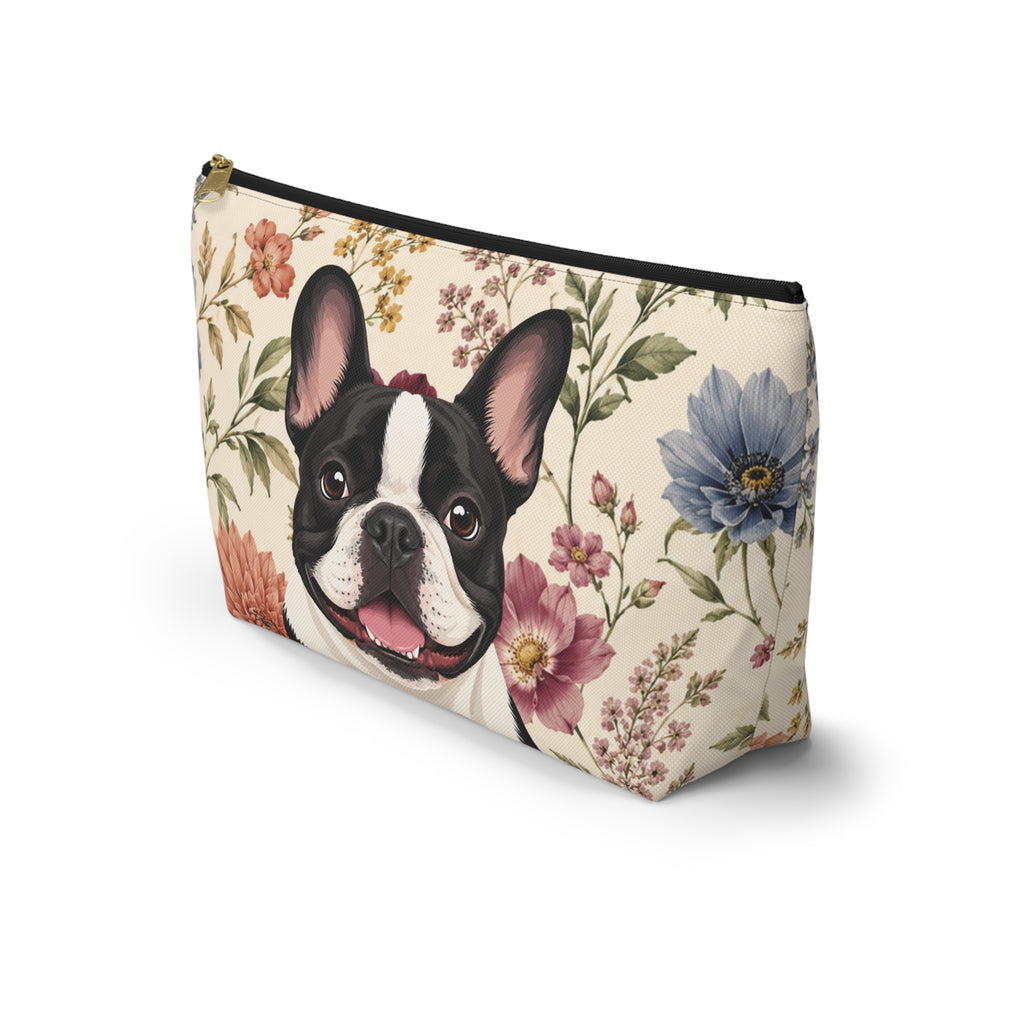 In the Garden - Cream Zip Pouch