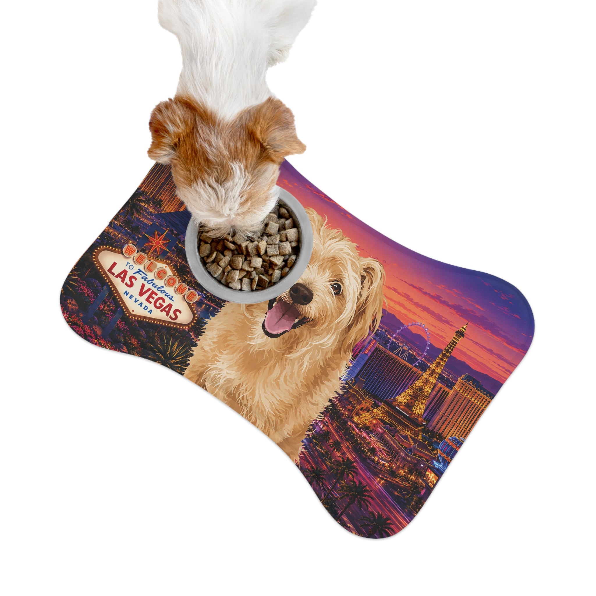In the City - Las Vegas Pet Feeding Mat