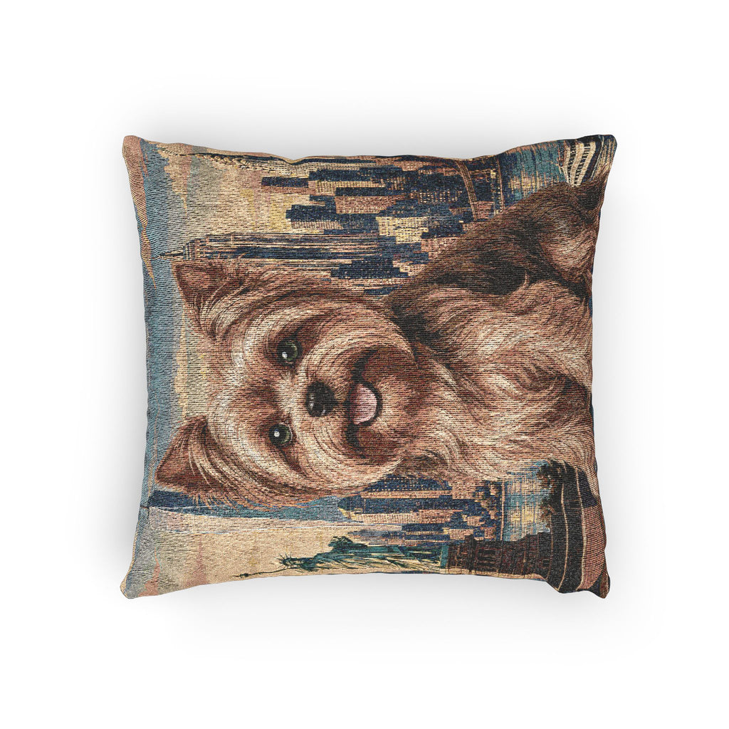 In the City: New York Woven Pillow