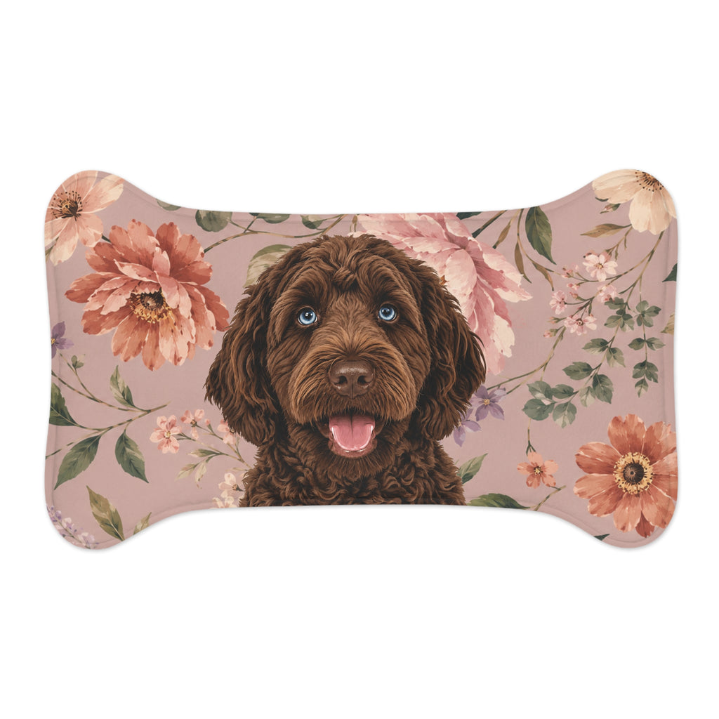 In the Garden - Blush Pink Pet Feeding Mat