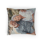 Personalized Portrait : Heritage Woven Pillow