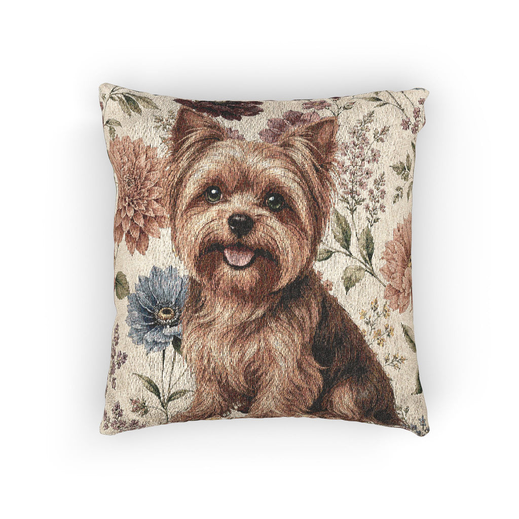 In the Garden : Cream Woven Pillow