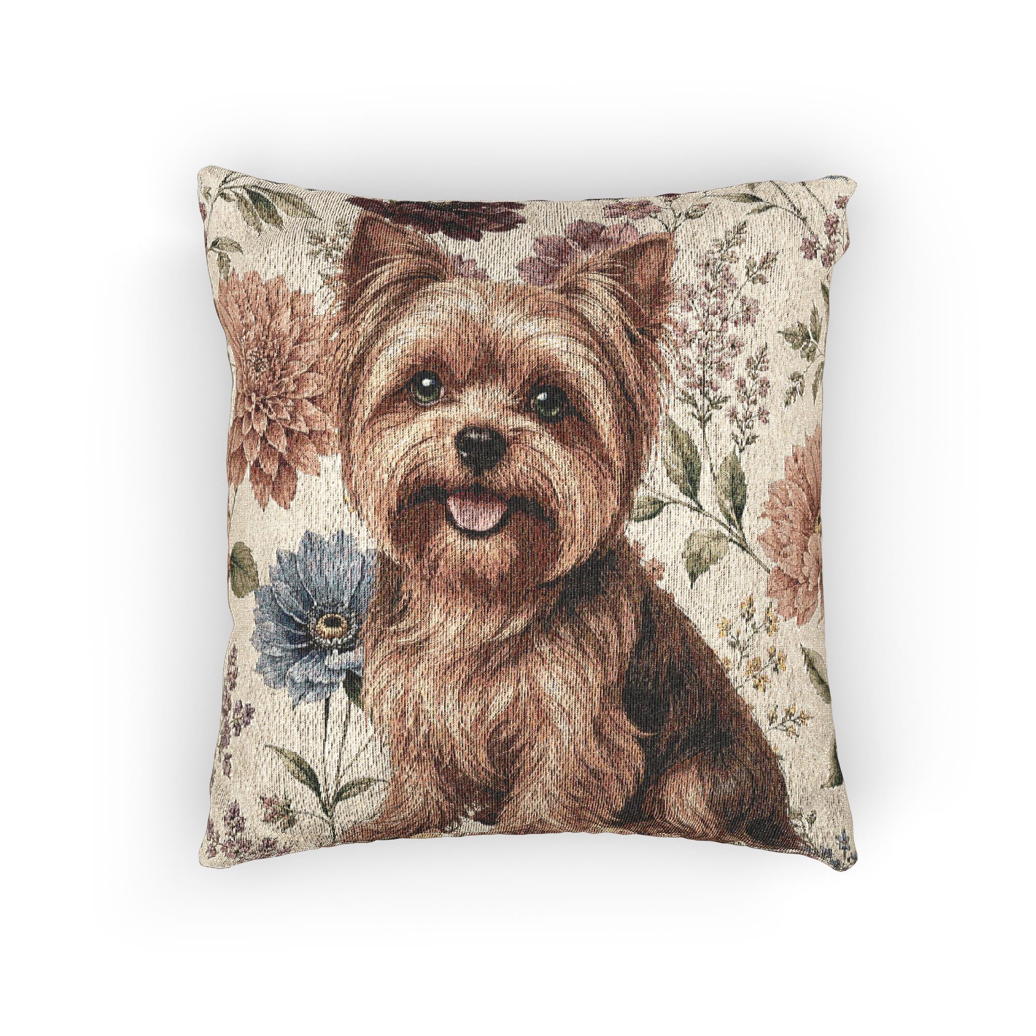 In the Garden : Cream Woven Pillow