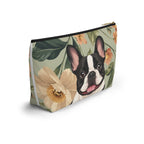 In the Garden  - Moss Green Zip Pouch