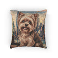 In the City: New York Woven Pillow
