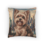In the City: New York Woven Pillow