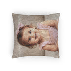 Personalized Portrait - Heritage Woven Pillow