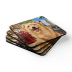 In the City - London Cork Coasters (4-Pack)