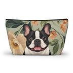 In the Garden  - Moss Green Zip Pouch