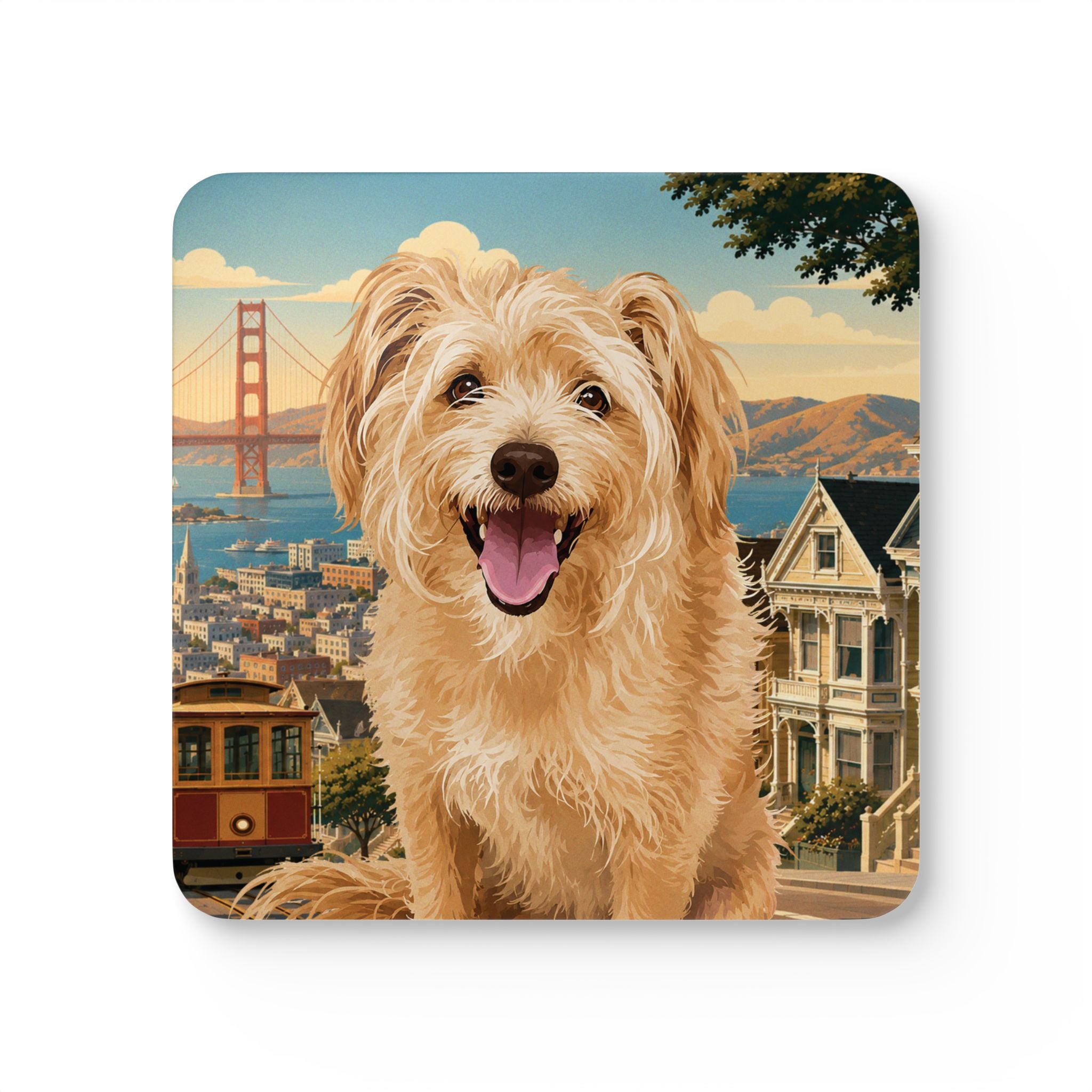 In the City - San Francisco Cork Coasters (4-Pack)