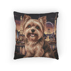 In the City: Las Vegas Woven Pillow
