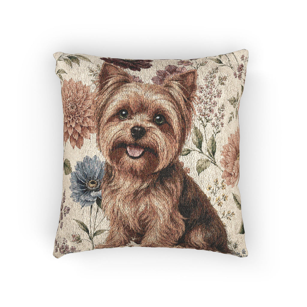 In the Garden : Cream Woven Pillow