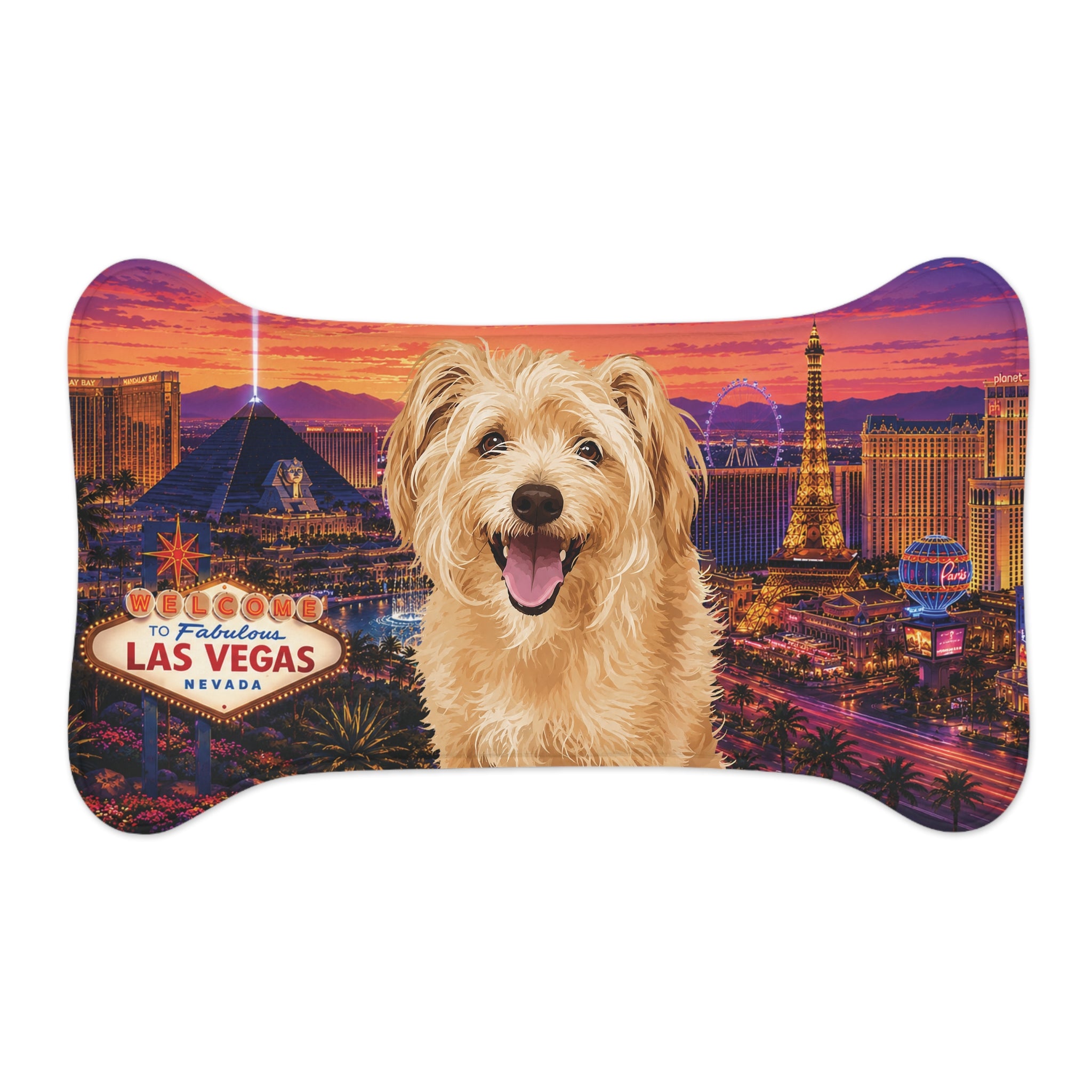 In the City - Las Vegas Pet Feeding Mat