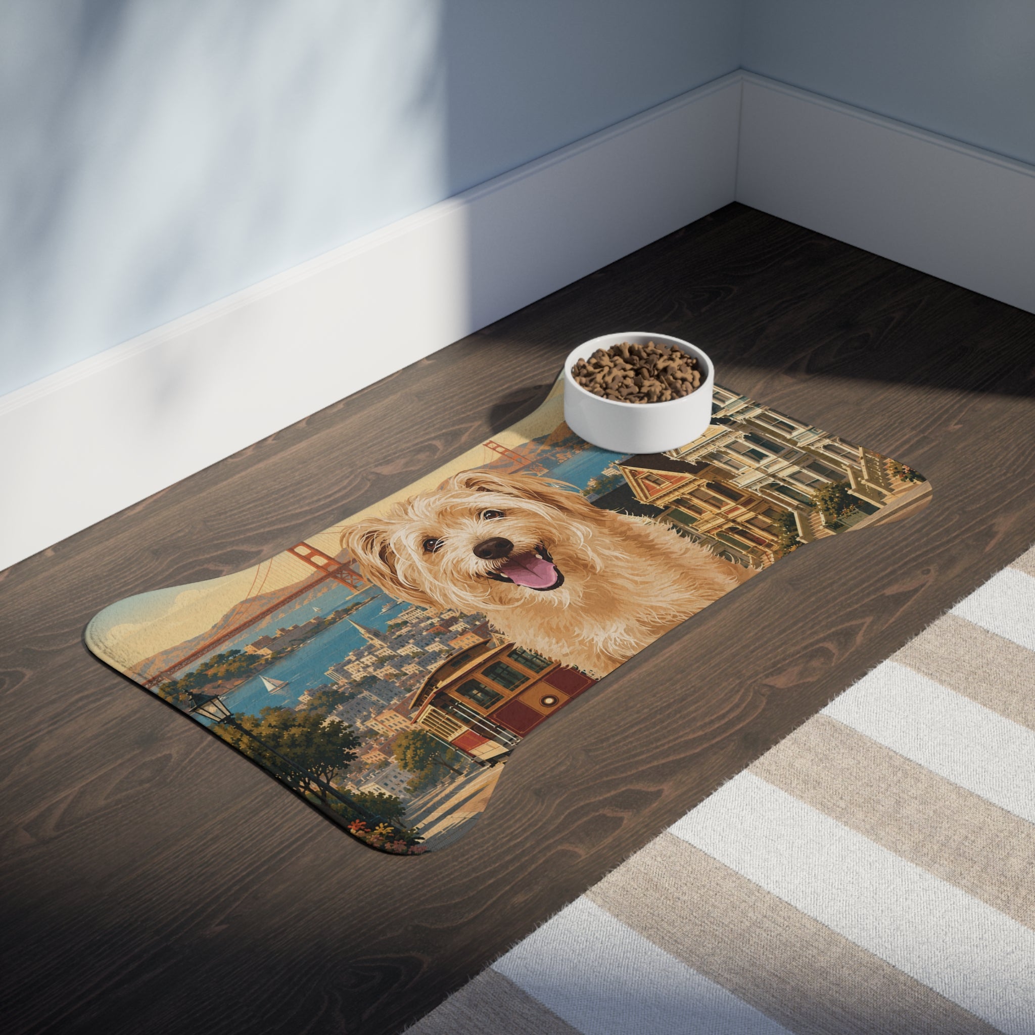 In the City - San Francisco Pet Feeding Mat