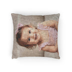 Personalized Portrait - Heritage Woven Pillow