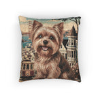 In the City: San Francisco Woven Pillow