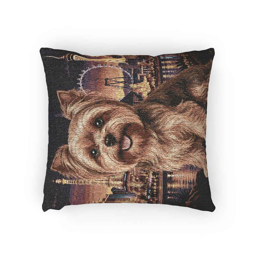 In the City: Las Vegas Woven Pillow