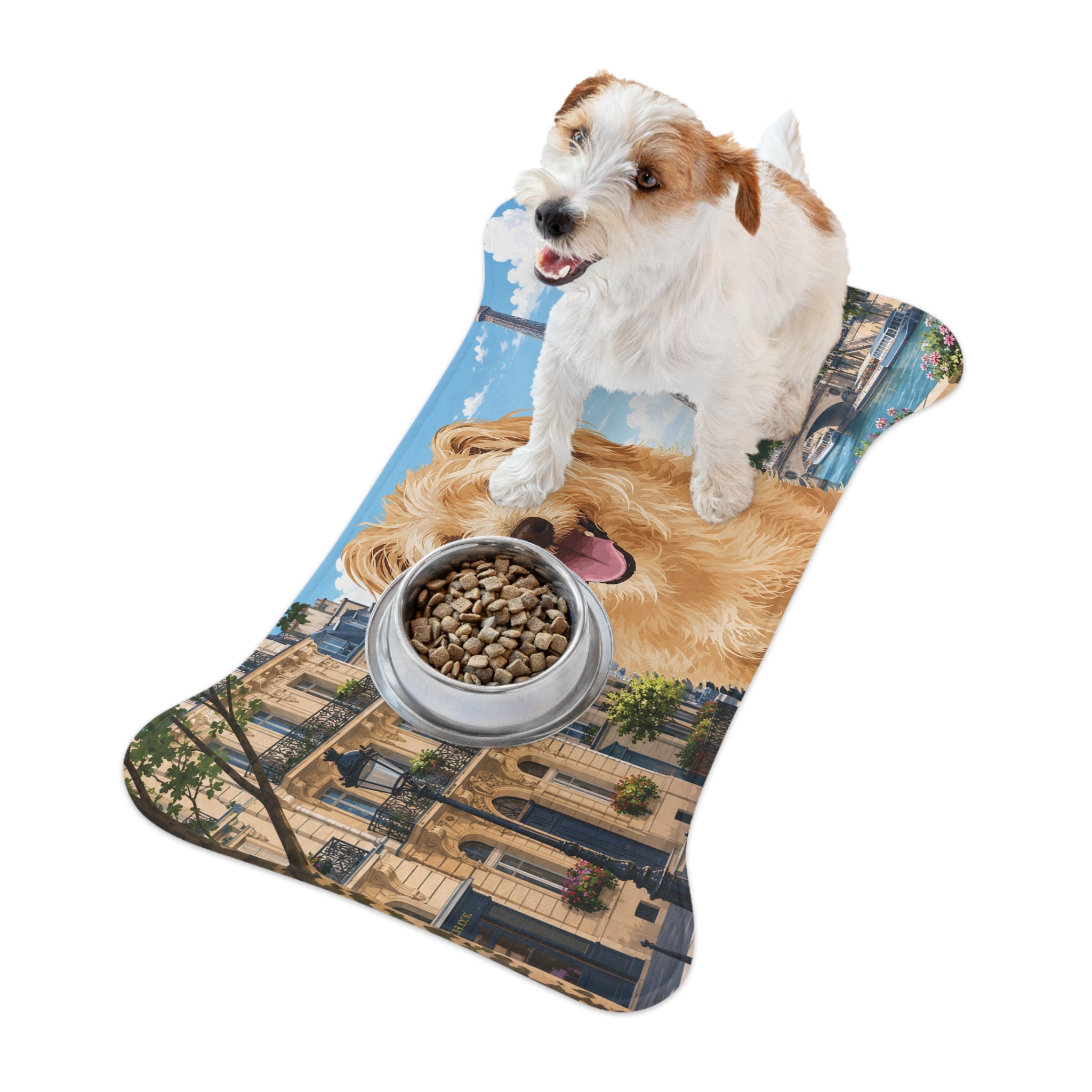 In the City - Paris Pet Feeding Mat
