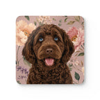 In the Garden - Blush Pink Cork Coasters (4-Pack)