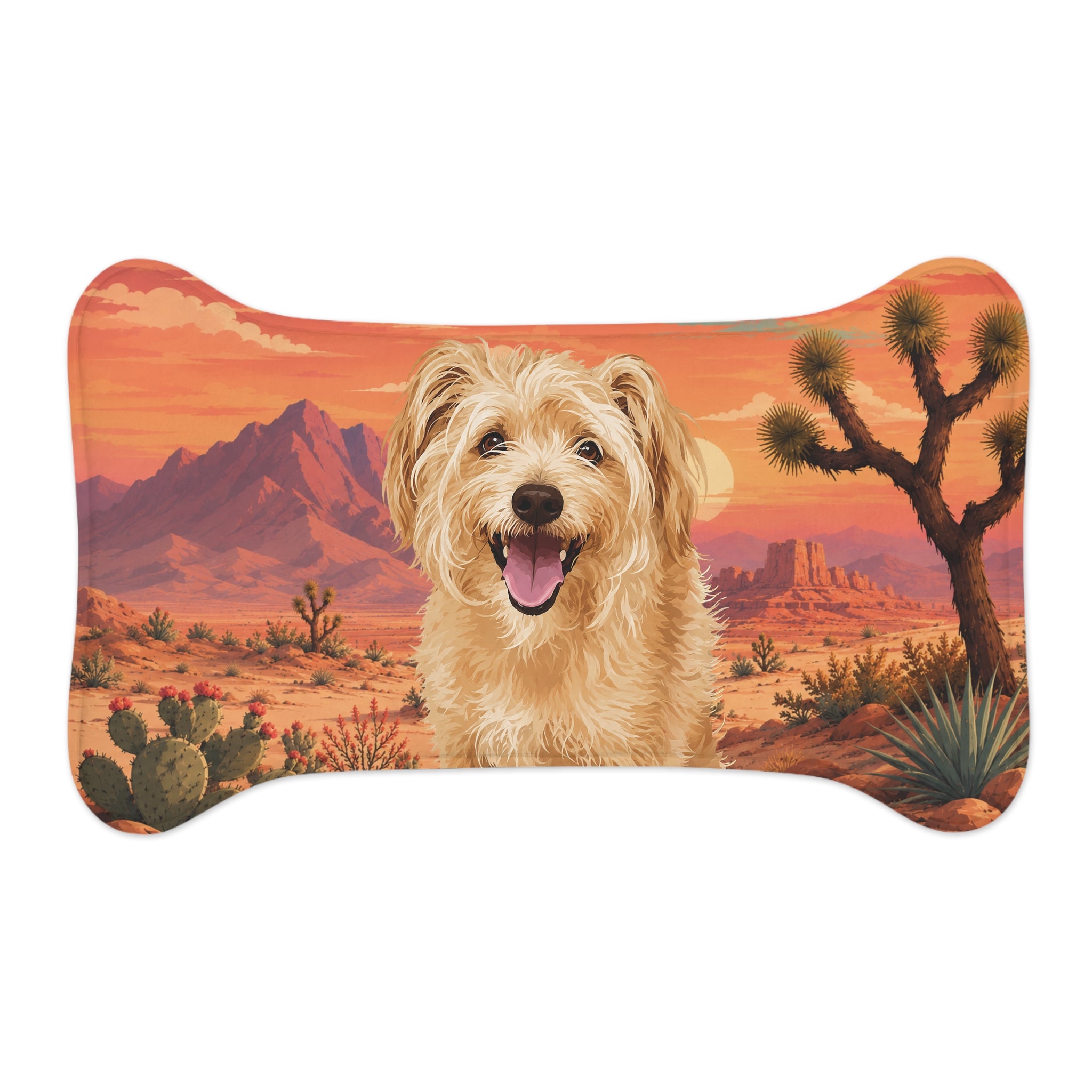 In the City - High Desert Pet Feeding Mat