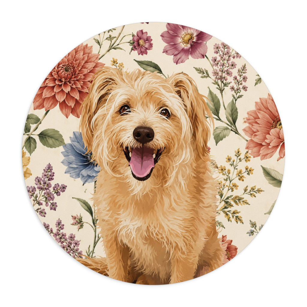 In The Garden - Cream Mouse Pad